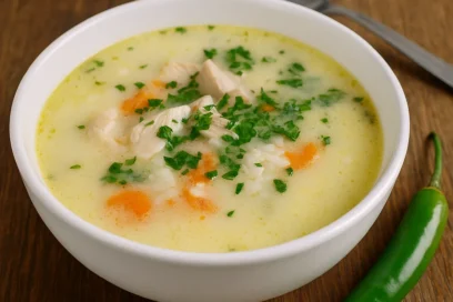 Ciorbă De Pui A La Grec