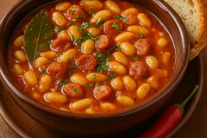 Iahnie De Fasole Cu Cârnați 1KG