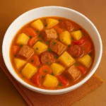 Tocăniță de cartofi cu carne